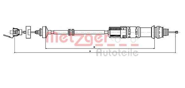 Cable de embrague Citroen Berlingo bus (MF) (1996 - 2008) precio, desde 20,84 EUR