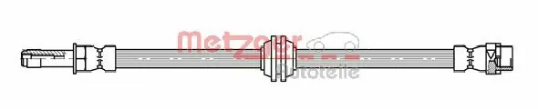 Tubo de frenos delantero para BMW 3  E46