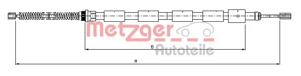 Comprar Cable de freno de mano trasero izquierdo Peugeot 205 I 741A, C