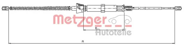 Comprar 803017 Beca Cables Cable de freno de mano trasero derecho/izquierdo