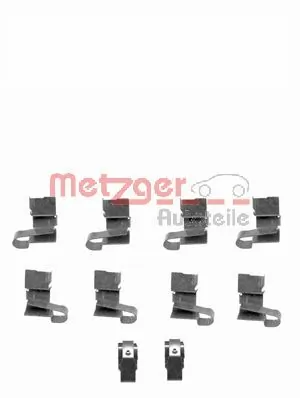 Juego de resortes de sujeción de pastillas de freno delanteras para Suzuki Baleno EG