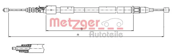 Comprar Cable de freno de mano trasero izquierdo Opel Corsa C F08