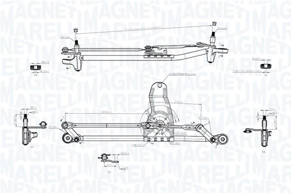 Trapezio del limpiaparabrisas BMW X5 SUV (E53) (2000 - 2006) precio, desde 46,46 EUR