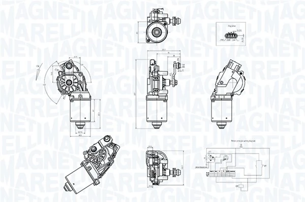 Motor del limpiaparabrisas para Opel Insignia (G09)