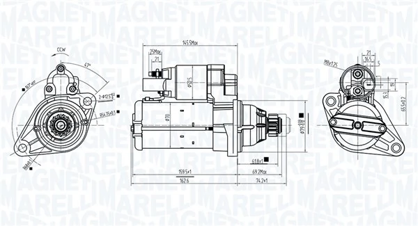 063725944010 Magneti Marelli Arranque motores