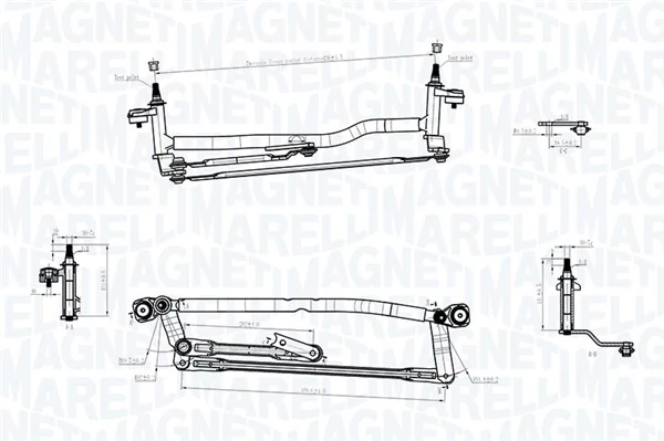 Comprar Varilla de limpiaparabrisas Volkswagen Caddy III 2KB, 2KJ, 2CB, 2CJ