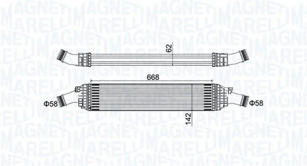 Radiador de intercooler Audi A5  (2009-2017)