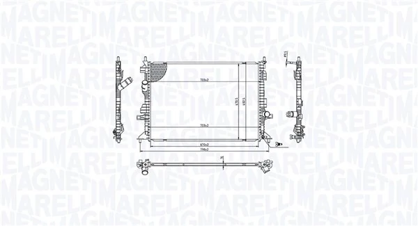 Comprar Radiador de refrigeración del motor Ford Focus IV HP a bajo precio