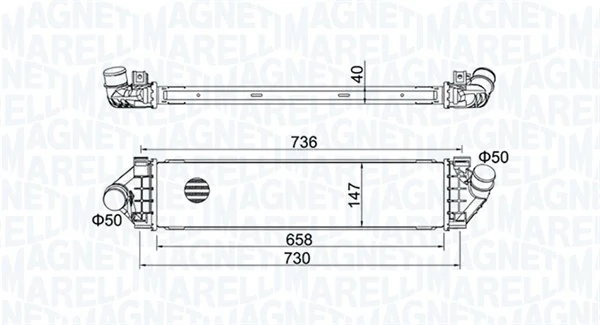Enfriador de aire de admisión 3  hatchback (2003-2009) original desde 60,98 €