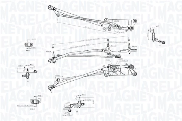 Comprar Varilla de limpiaparabrisas Volkswagen Touareg I 7LA, 7L6, 7L7