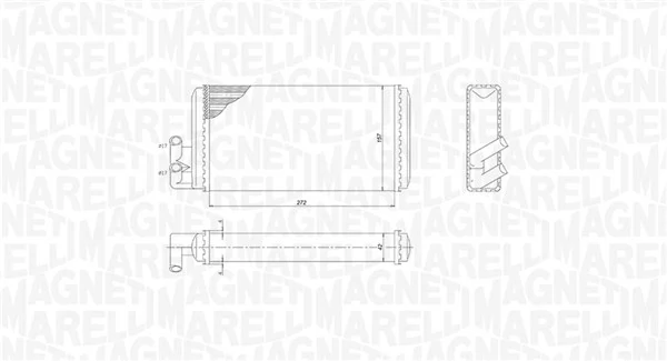 350218403000 Magneti Marelli Radiador interior