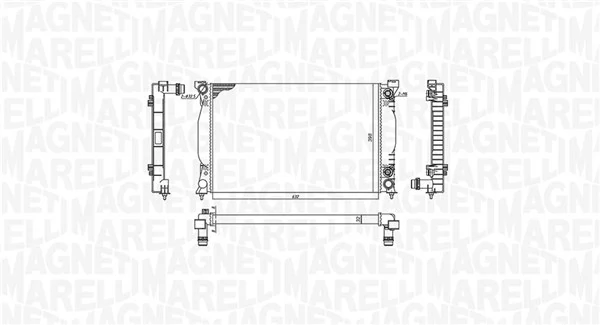 Radiador 133408A7 Polcar
