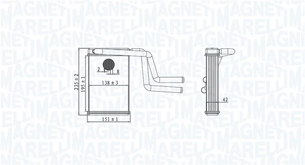 Comprar Radiador calefacción Ford Ranger  EQ