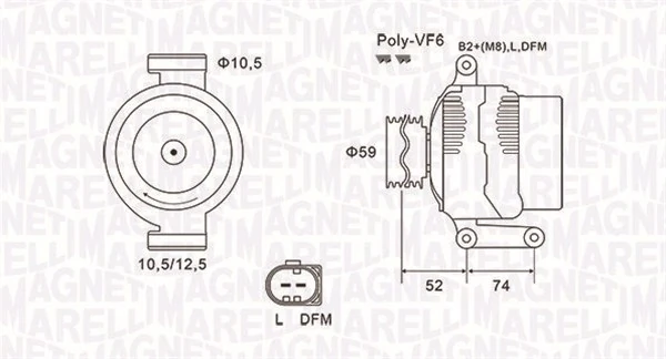 Alternador del motor Fiat Ducato III desde 199,15 €