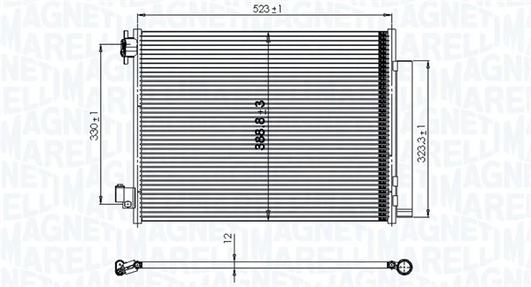 Condensador para Dacia Dokker  (KE)