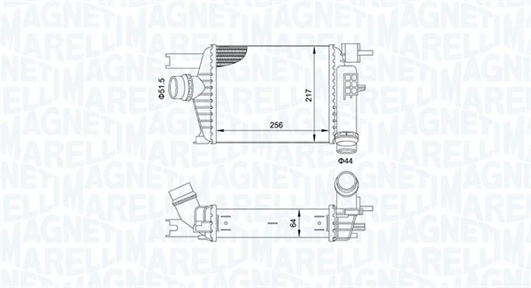 Radiador de aire, intercooler Renault DUSTER I (HS)