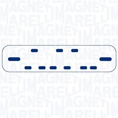 350103404000 Magneti Marelli Mecanismo levanta, puerta delantera derecha