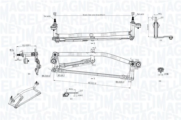 Comprar Varilla de limpiaparabrisas Skoda SuperB II 3T5