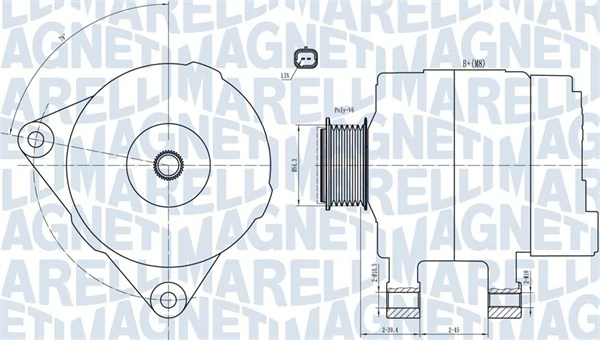 Alternador para Peugeot 407 6E