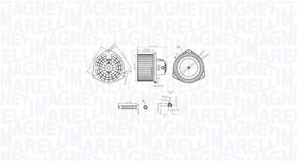 Ventilador de habitáculo Mitsubishi Outlander III (2010-2022)