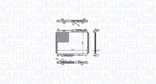 Radiador para Ford ECOSPORT 