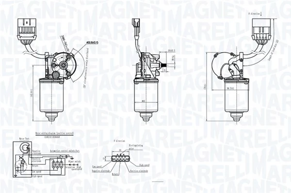 Motor limpiaparabrisas 93390344 General Motors