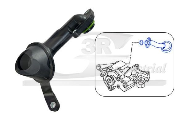 Tubo de aspiración de aceite para Skoda Octavia II A5 1Z5