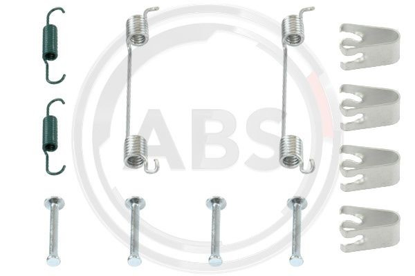 Kit de montaje de zapatas de freno traseras para Volkswagen Polo VI AW1, BZ1, AE1