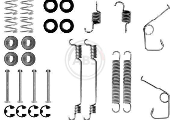 Kit de montaje de zapatas de freno traseras para Ford Transit IV E