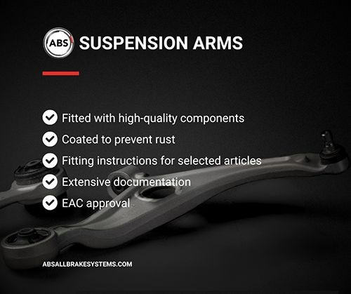 210058 ABS Brazo inferior izquierdo de la suspensión delantera