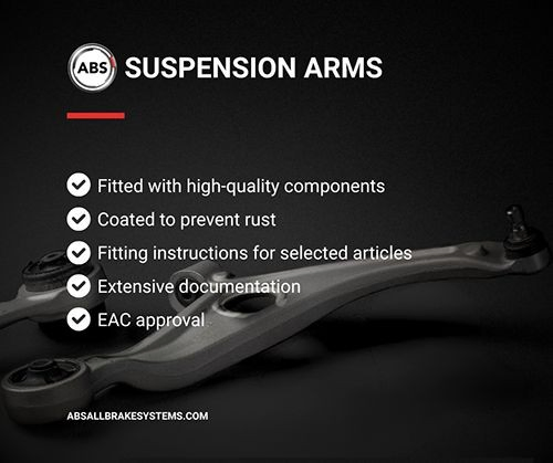 212202 ABS Brazo inferior derecho de la suspensión delantera