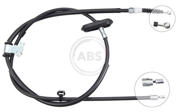 Cable de freno de mano trasero derecho AS7051 HELLA