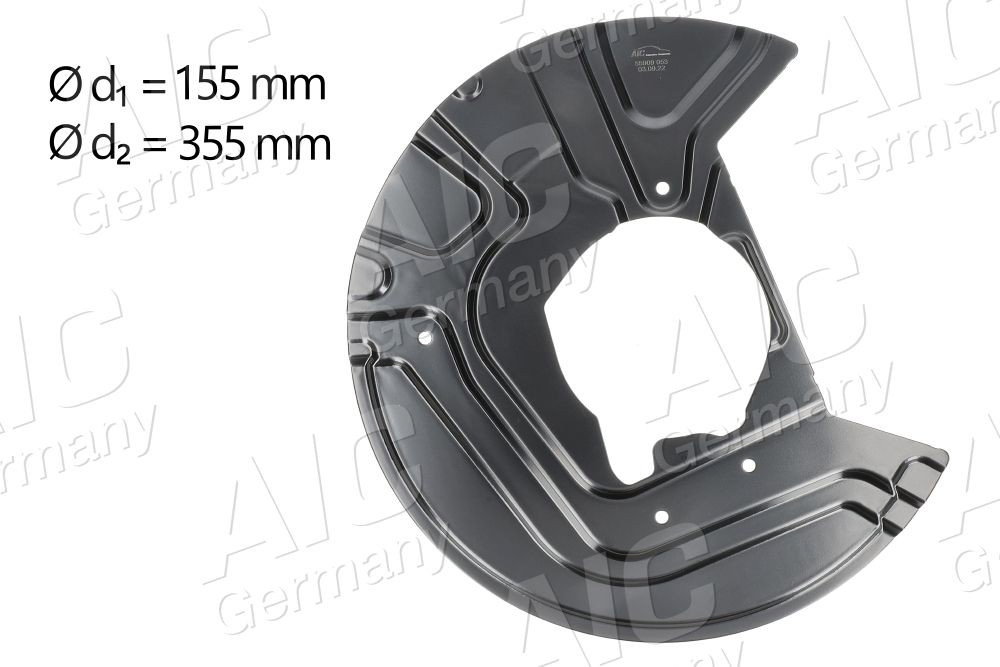 55909 AIC Protector de disco de freno delantero derecho