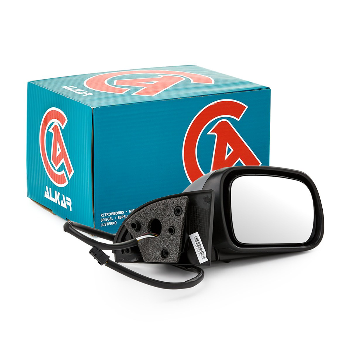 Espejo de retrovisor derecho 6136307 Alkar