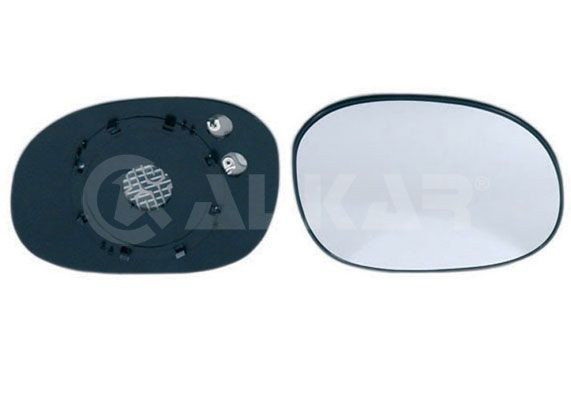 6432851 Alkar Cristal de espejo retrovisor derecho