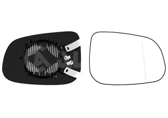 Cristal de espejo retrovisor derecho 6472598 Alkar