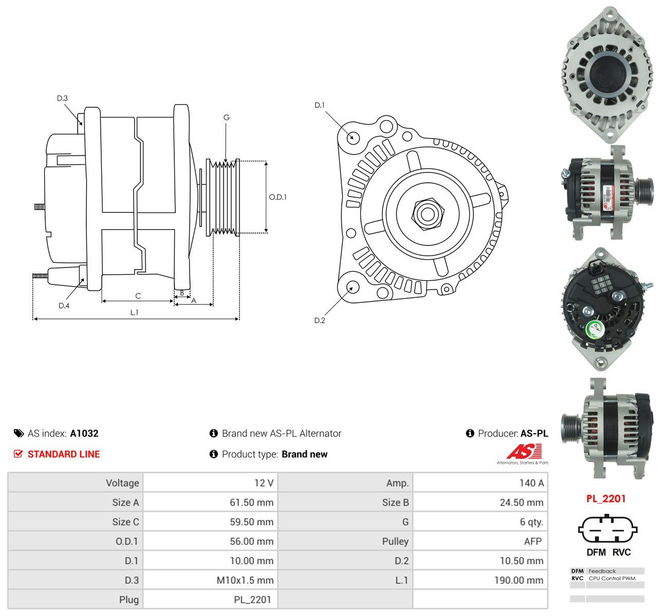Comprar A1032 As-pl Dynamo