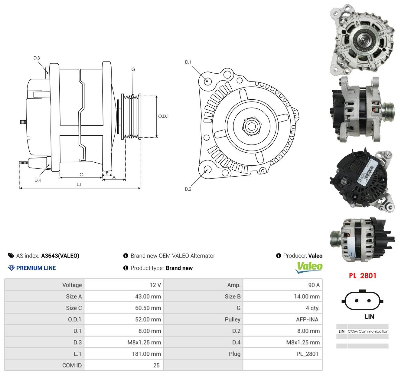  Alternador Nissan Micra 