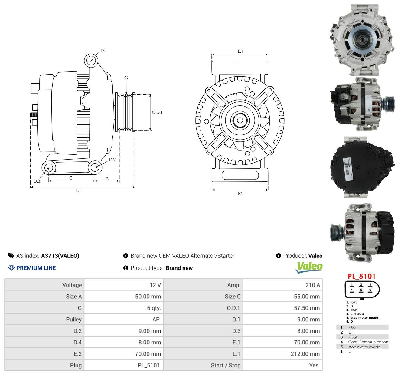 Comprar Alternador Audi A5  F53, F5P