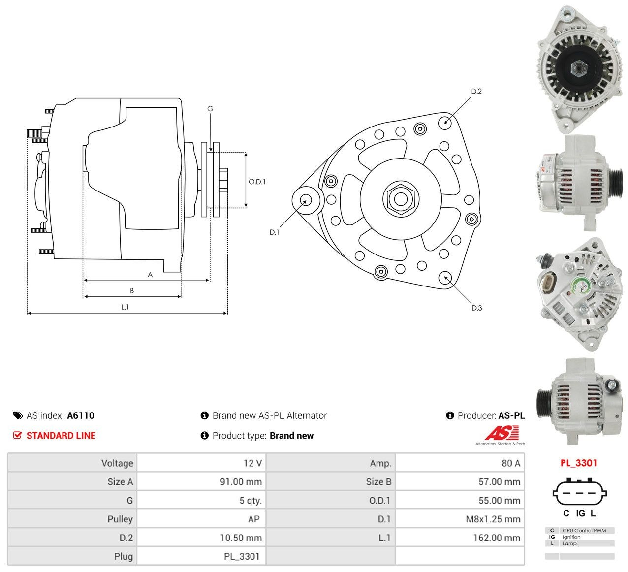 Comprar A6110 As-pl Dynamo
