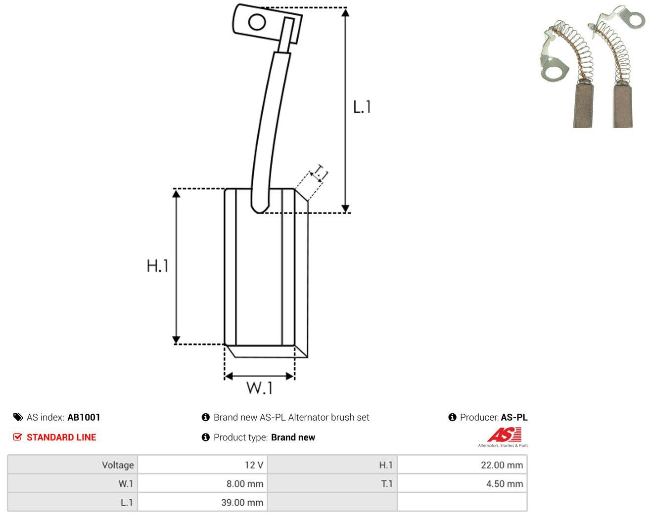 Comprar Escobillas alternador Opel Frontera A 5MWL4