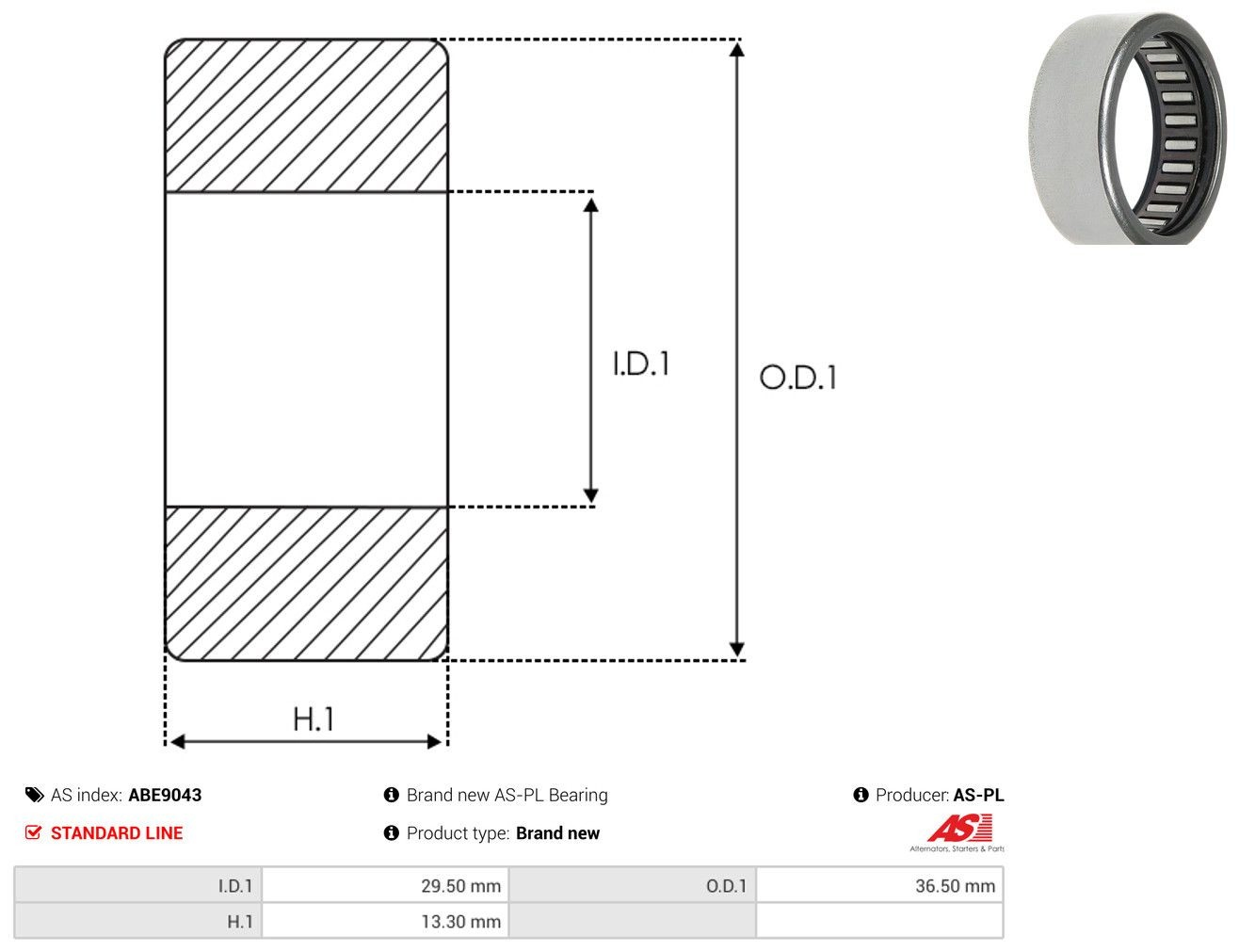 Rodamiento de arranque INA F1234592 precio, desde 3,37 EUR