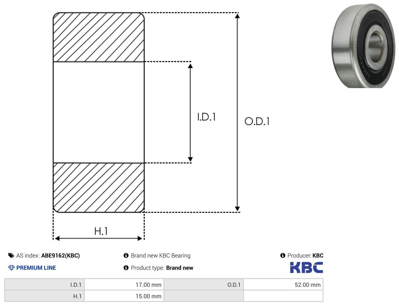  Rodamiento alternador Hyundai Sonata 5