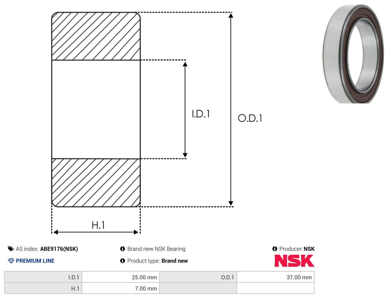 Comprar 68052RS SKF Rodamiento de arranque