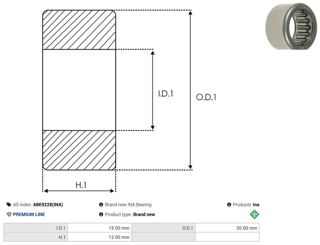Cojinete caja de cambios Hyundai Sonata III