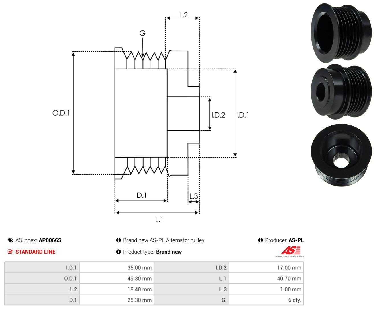 Rueda libre alternador  para BMW 5  E34