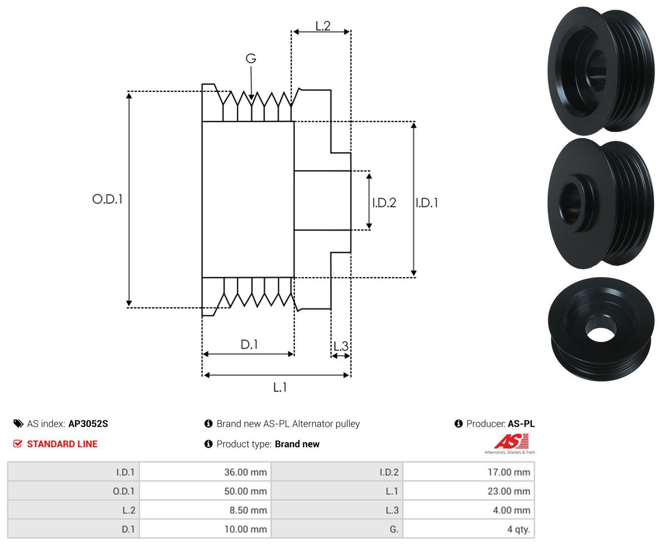 Rueda libre alternador  para Nissan Micra C+C III K12