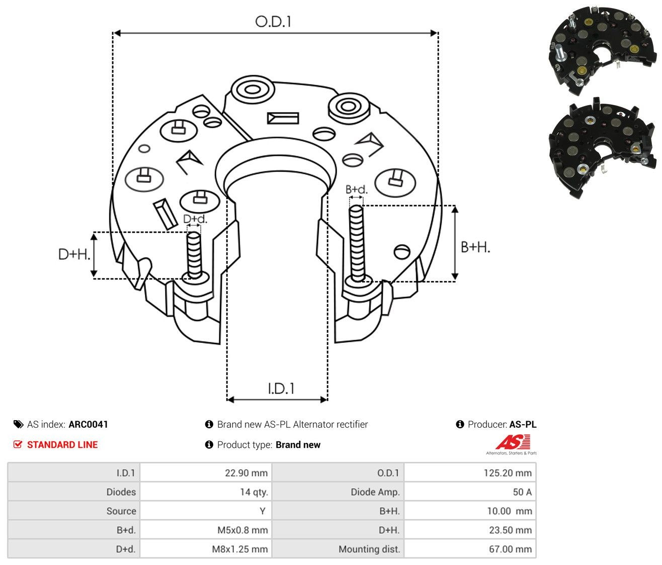 Comprar Puente de diodos, alternador Mercedes S  C140
