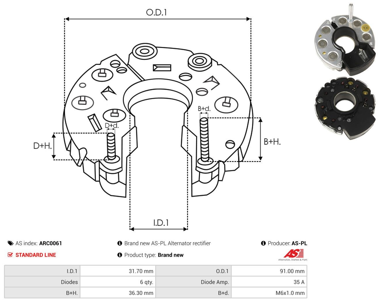 Puente rectificador del alternador Bosch 1127320316 precio, desde 24,90 EUR