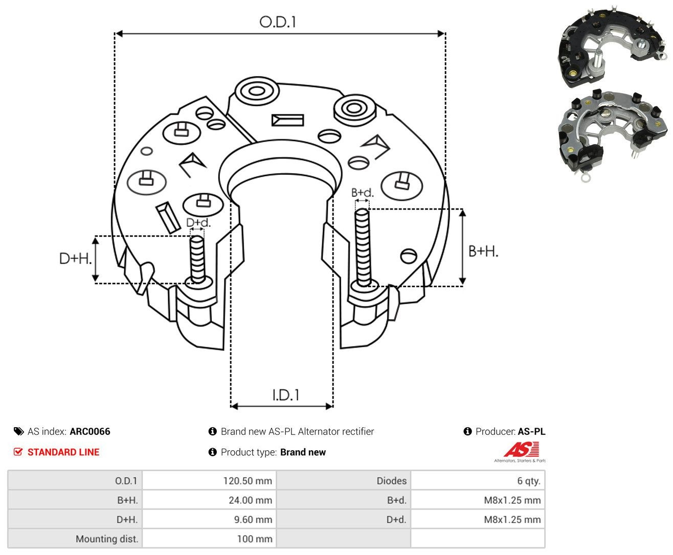 Comprar Puente de diodos, alternador Peugeot Boxer III 250